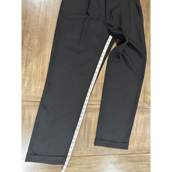 Nike Golf Dri Fit Pants Mens Size 34x32 Black Performance Tech Logo Pockets EUC - Picture 14 of 16